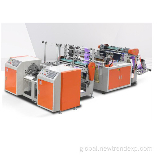 China Double lines Rolling bag making machine Factory